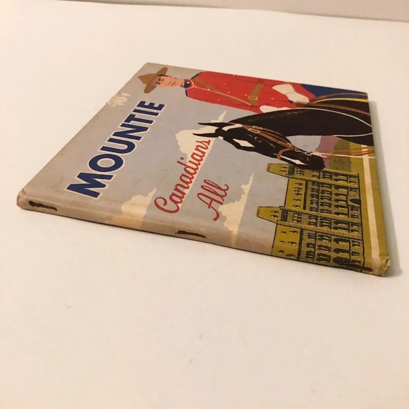 Vtg 1960  The Mountie Canadians All Book by Madeline Young - Picture 5 of 16